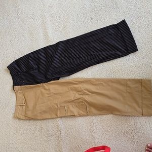 Womens multi color cargo pants